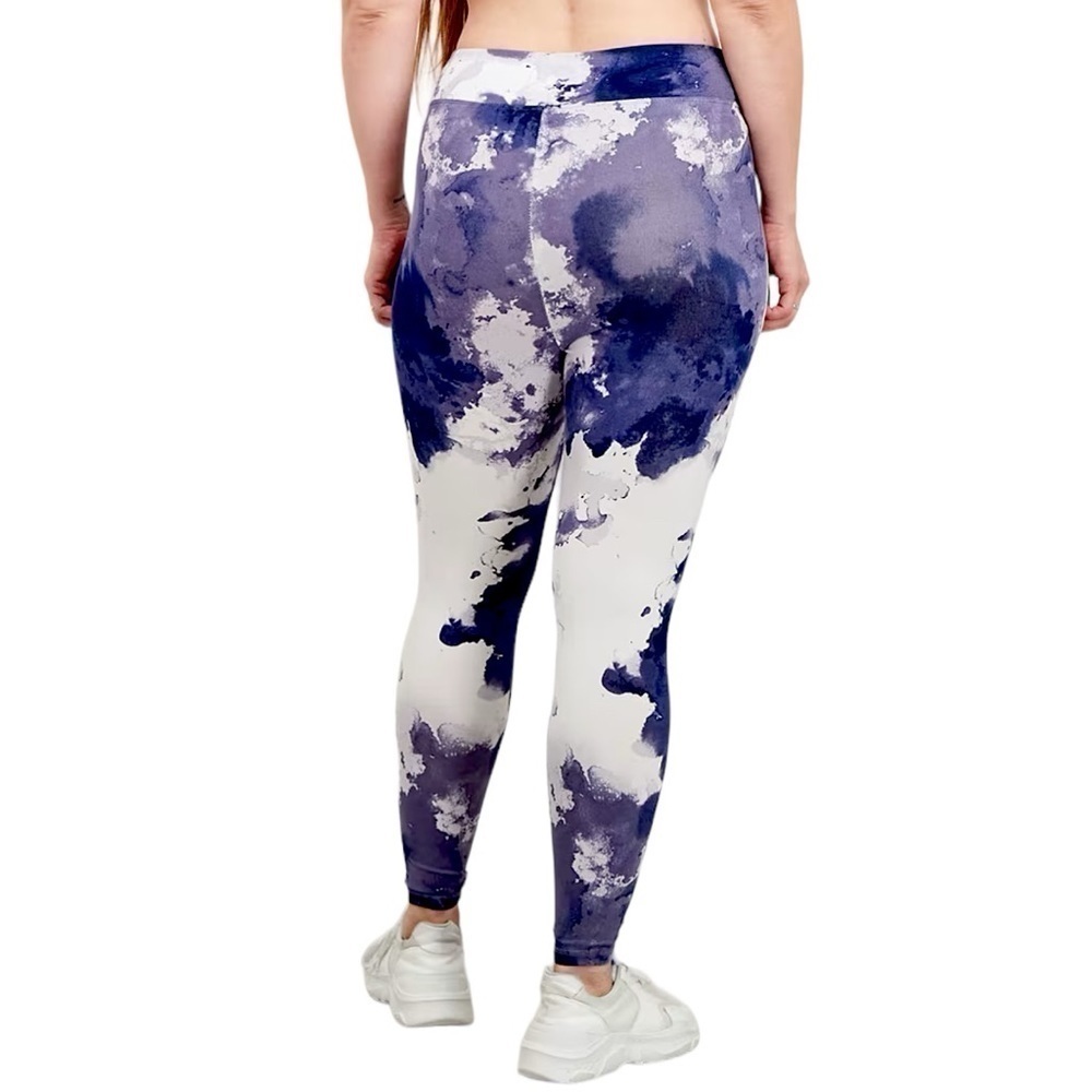 TOMMY HILFIGER Full Length High Rise Leggings in Deep Blue • BRAND NEW - Picture 4 of 7